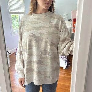 Tan Camo Sweatshirt